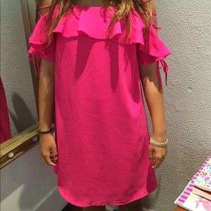 hot pink dress
